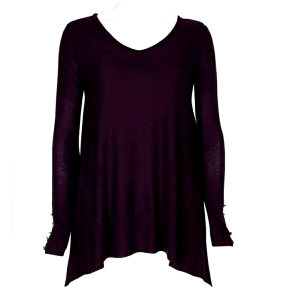 Cupio Purple knit Top NWT $68